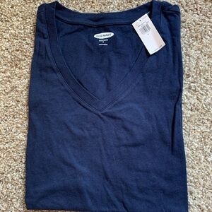 Navy blue v-neck t-shirt, Old Navy, size small